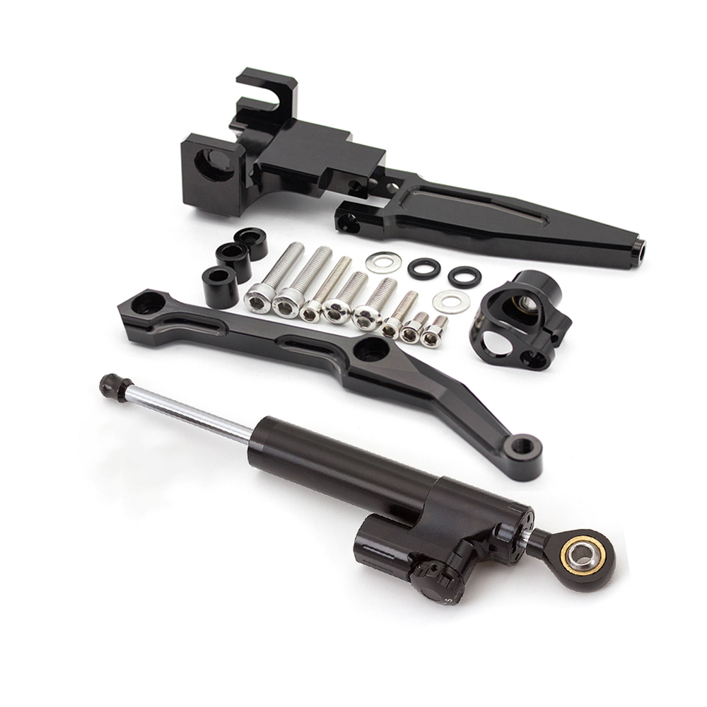 Untuk Yamaha MT09 Tracer /FJ09 - Steering Damper Stabilizer Kit Cnc ulasan dan harga