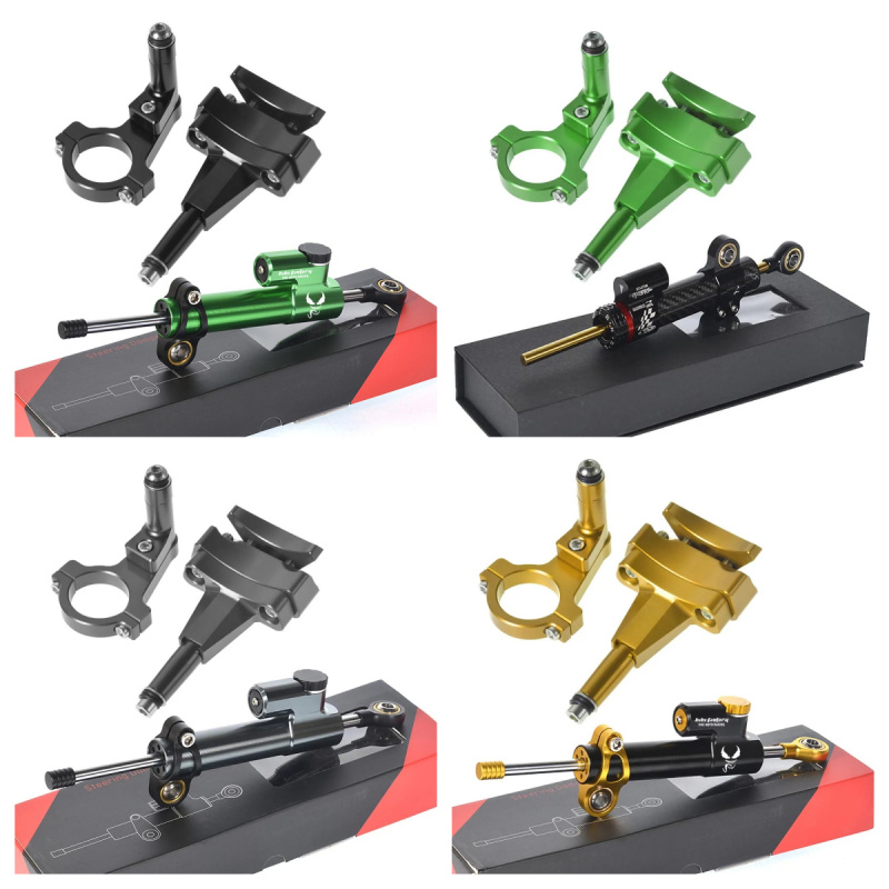 Untuk Kawasaki 500 2024 - Brak - Steering Damper Stabilizer Kit Cnc ulasan dan harga