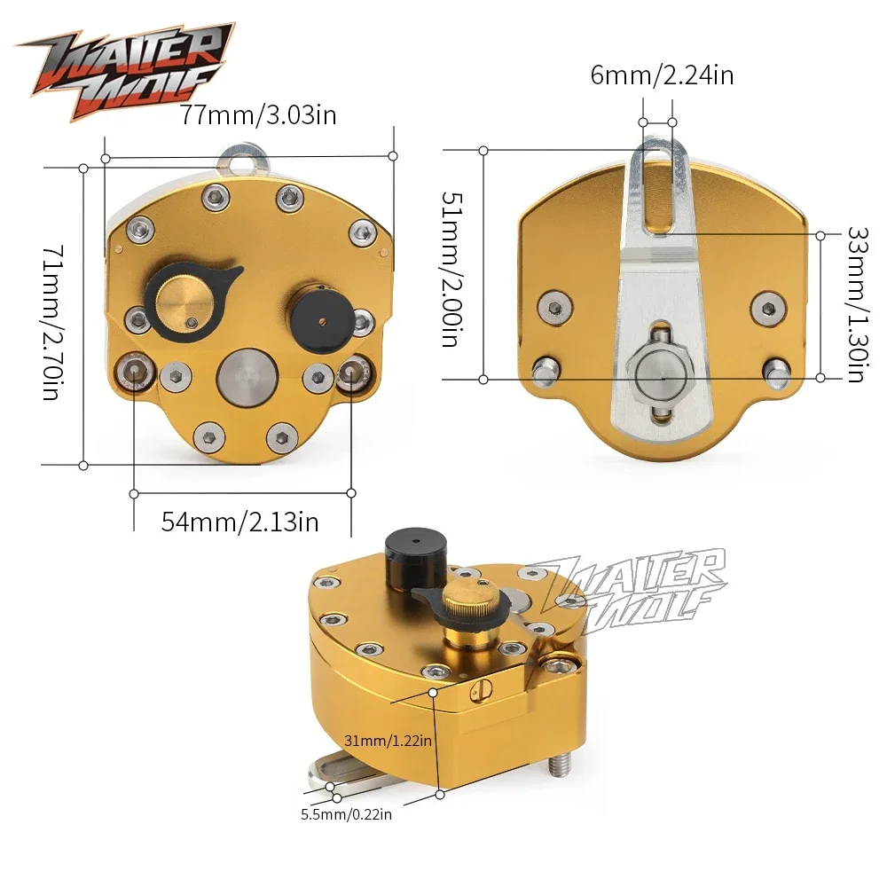 Peredam penstabil kemudi seped - Steering Damper Stabilizer Kit Cnc ulasan dan harga