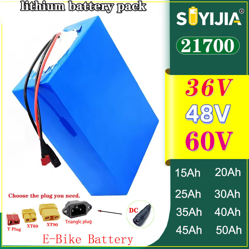 Baterai Ebike 36V 48V 60V 50ah - 60V 30Ah 21700 Battery Pack ulasan dan harga