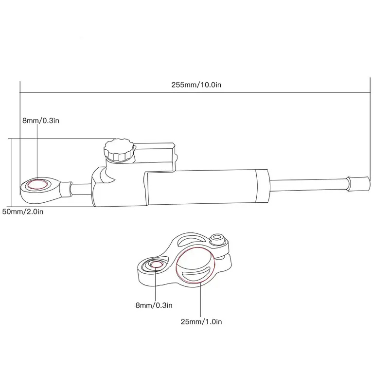 Untuk Honda CB900F Hornet CB91 - Steering Damper Stabilizer Kit Cnc ulasan dan harga