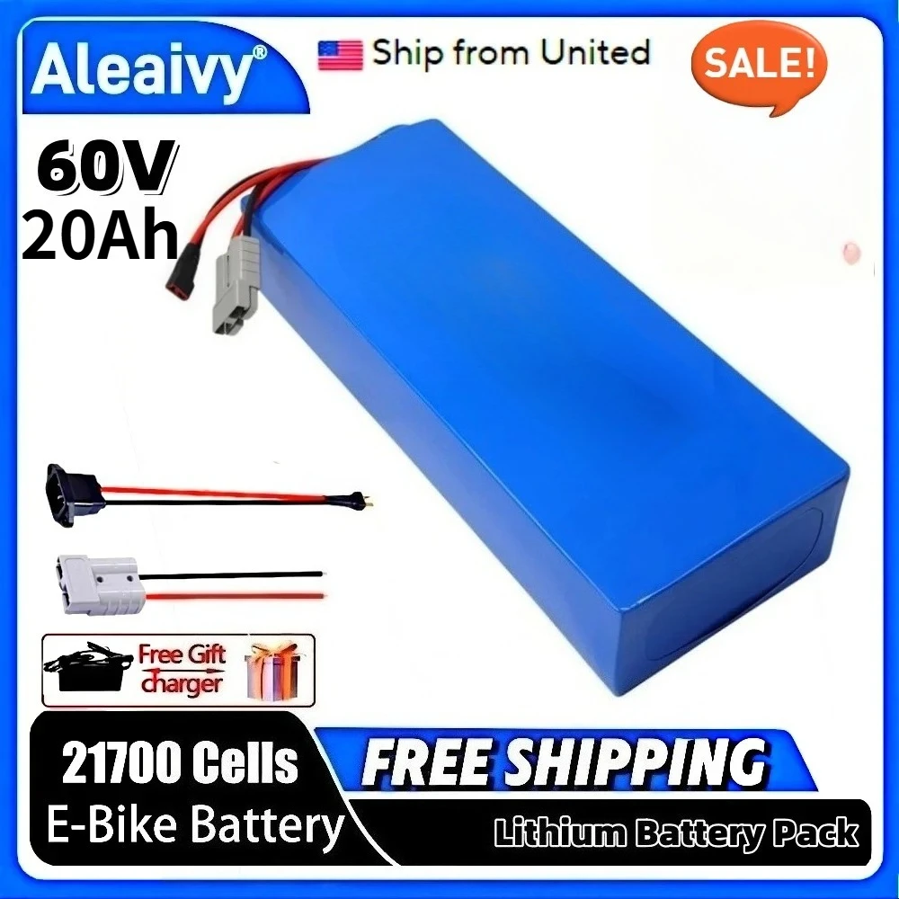 Paket Baterai Lithium 16S6P Al - 60V 30Ah 21700 Battery Pack ulasan dan harga