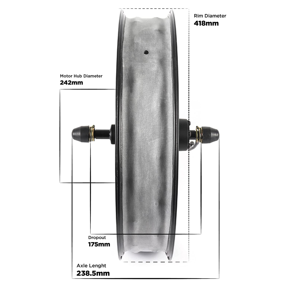 Motor Hub Roda Listrik Tanpa S - 60V 5000W Brushless Hub Motor ulasan dan harga