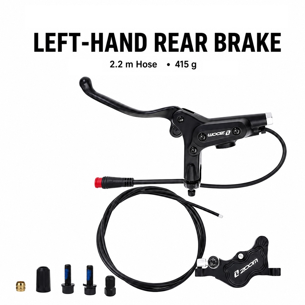 ZOOM HB-890E Set Rem Cakram Hi - Zoom Hydraulic Brake 4 Piston E-Scooter ulasan dan harga