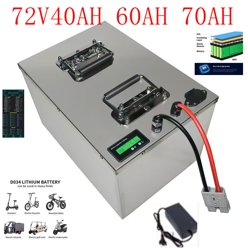 Baterai Lithium-Ion 72V dengan - 72V 30Ah Lifepo4 Battery Pack ulasan dan harga