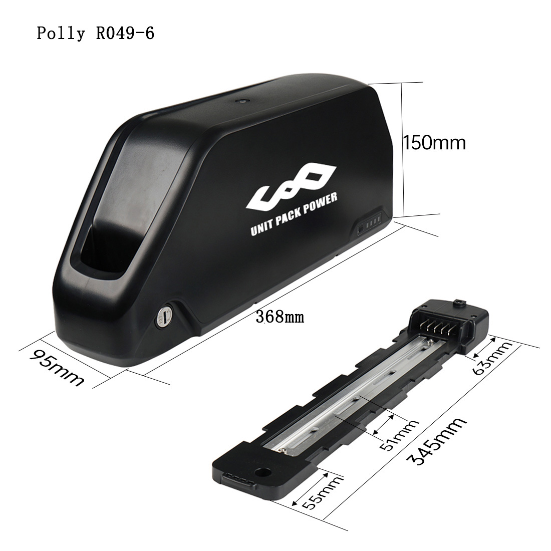 Baterai EBike Downtube 52V 25A - 60V 30Ah 21700 Battery Pack ulasan dan harga