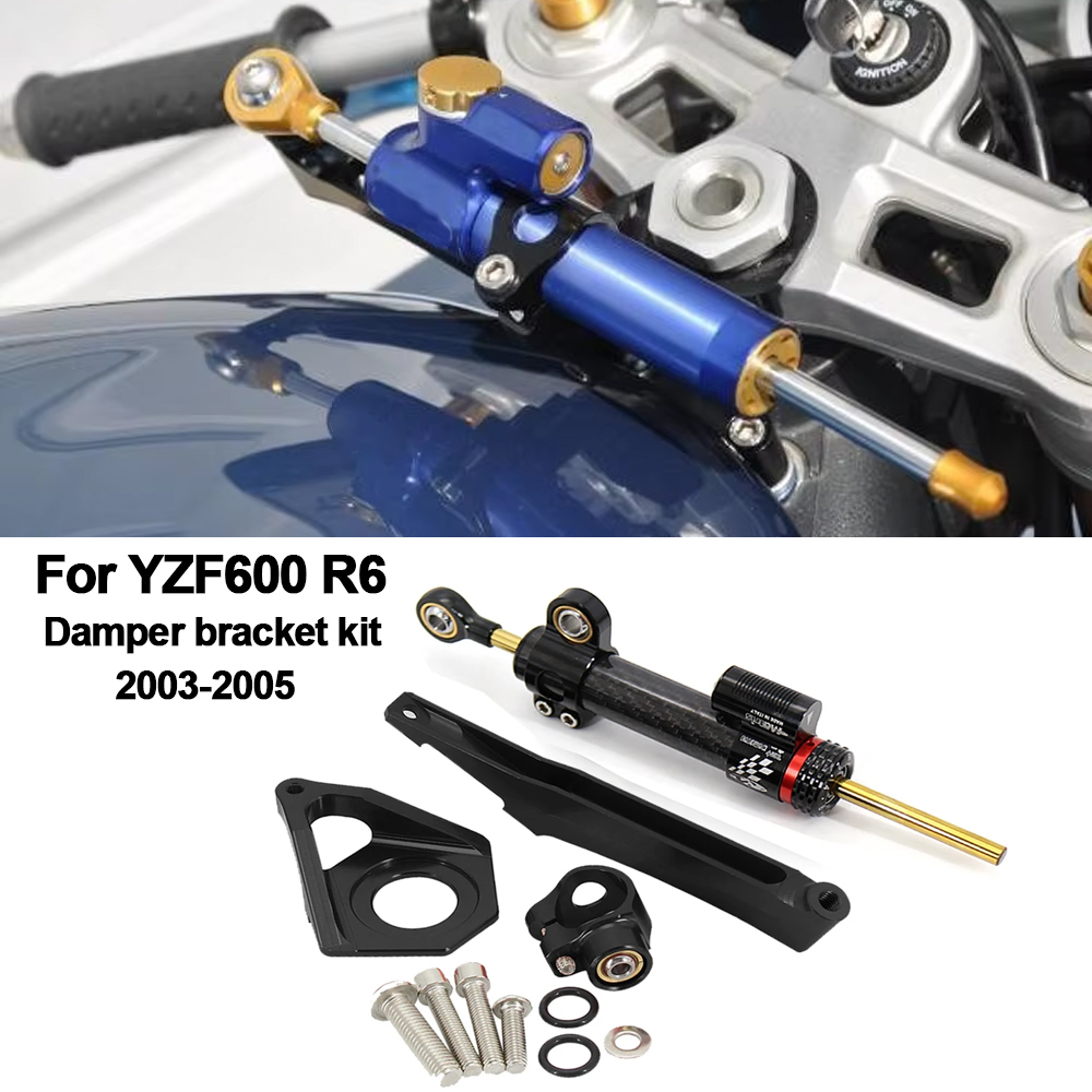 Untuk YAMAHA YZF600 R6 2003-20 - Steering Damper Stabilizer Kit Cnc ulasan dan harga
