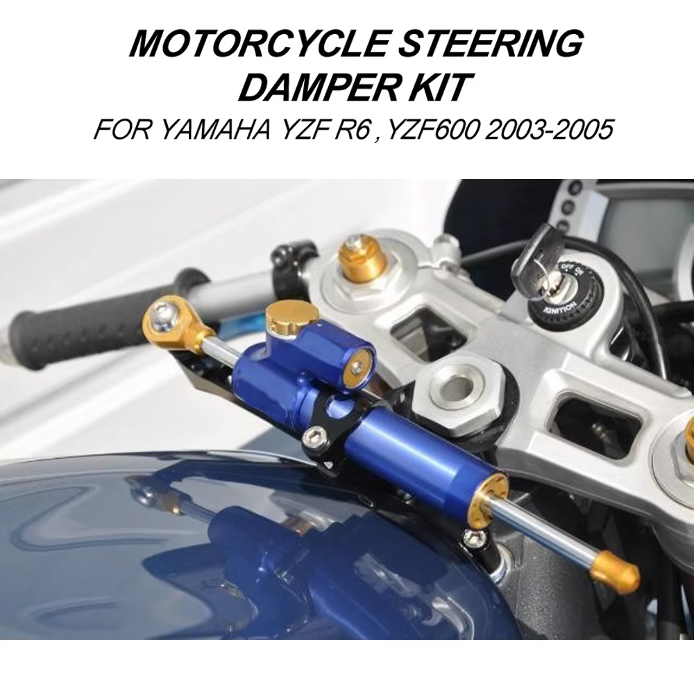 Untuk YAMAHA YZF600 R6 2003-20 - Steering Damper Stabilizer Kit Cnc ulasan dan harga