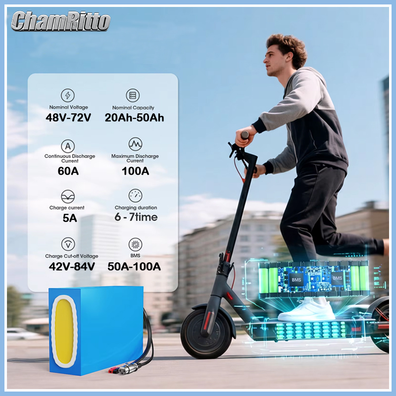 Baterai Sepeda Listrik 48V 20a - 60V 30Ah 21700 Battery Pack ulasan dan harga