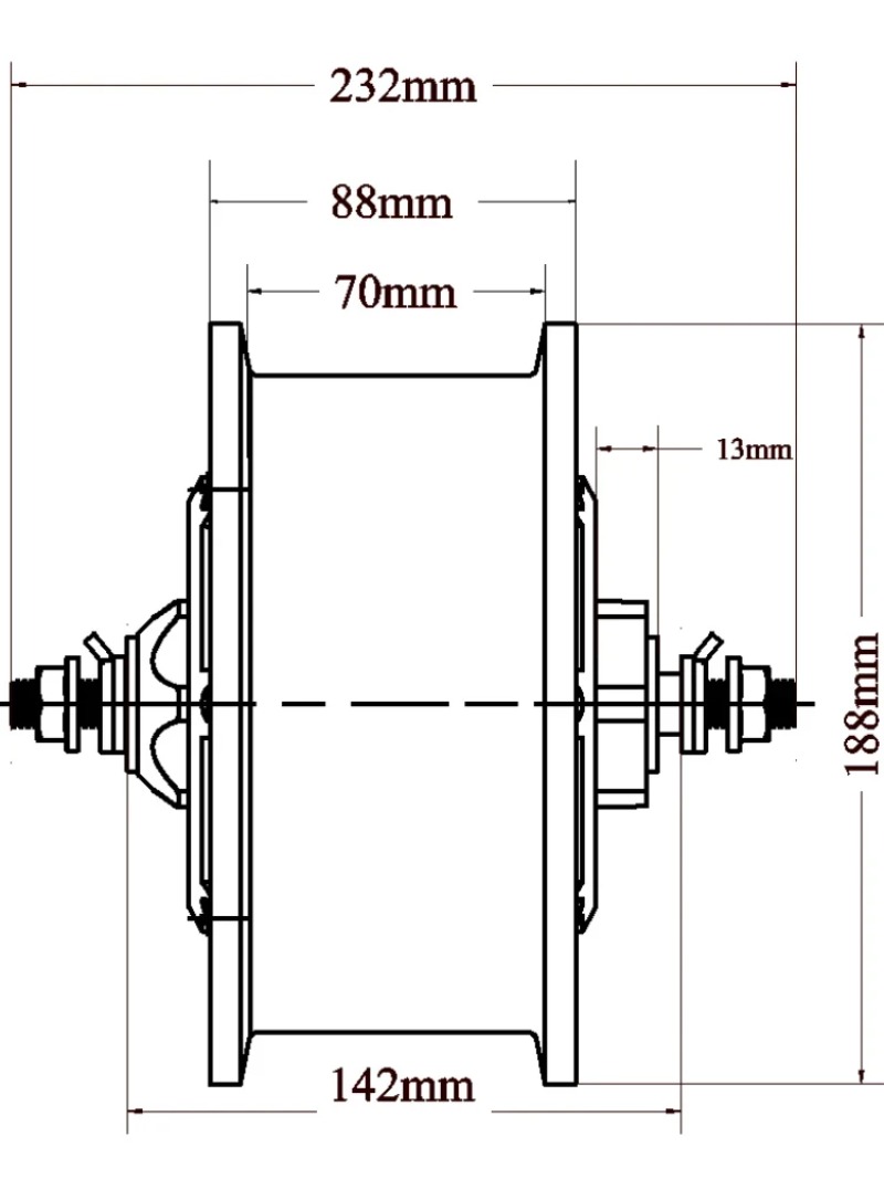 Motor Hub Skuter Listrik Tanpa - 60V 5000W Brushless Hub Motor ulasan dan harga